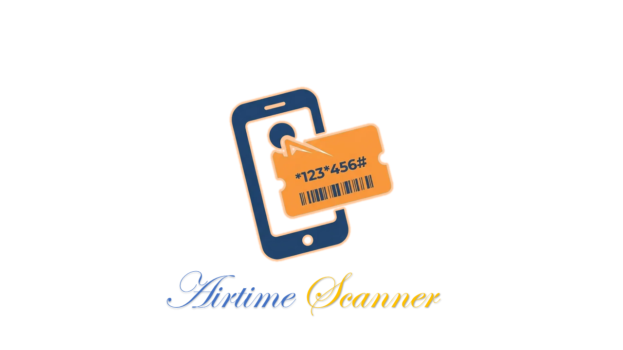 Airtime Scanner — a phone scanning an airtime voucher